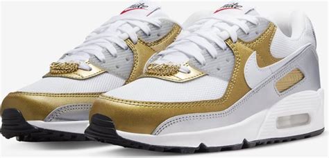 nike dames airt schoenen grijs met goud|zalando Nike Air max.